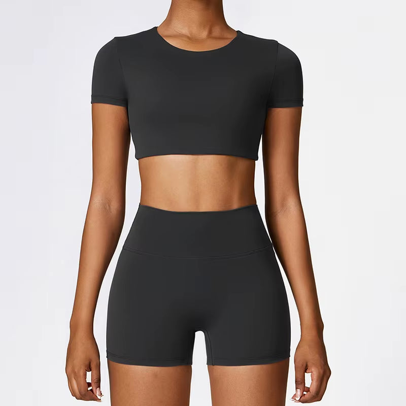 Fitness Yoga Set Gym Sport Suits Sexy Women Sports Wear Girl Clothing Booty Yoga Pants Leggings Bra Top Sportswear