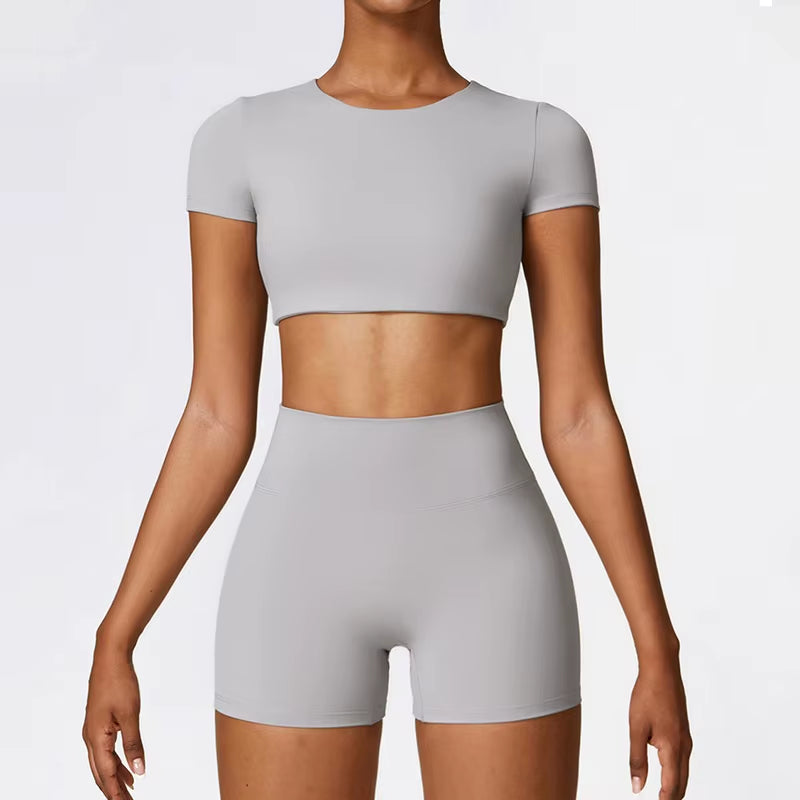 Fitness Yoga Set Gym Sport Suits Sexy Women Sports Wear Girl Clothing Booty Yoga Pants Leggings Bra Top Sportswear