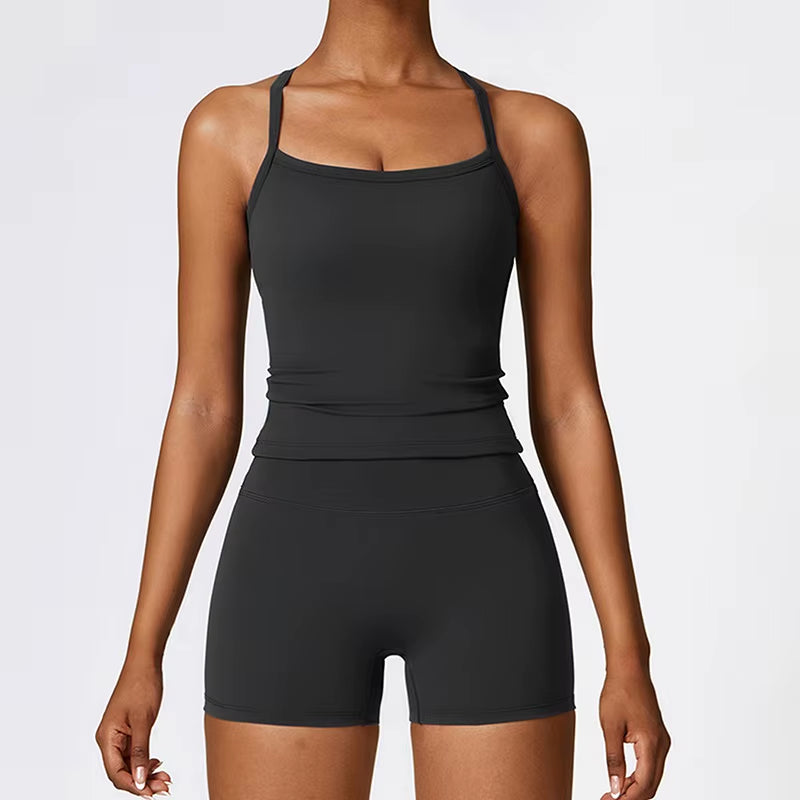 Fitness Yoga Set Gym Sport Suits Sexy Women Sports Wear Girl Clothing Booty Yoga Pants Leggings Bra Top Sportswear