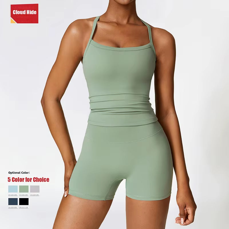 Fitness Yoga Set Gym Sport Suits Sexy Women Sports Wear Girl Clothing Booty Yoga Pants Leggings Bra Top Sportswear