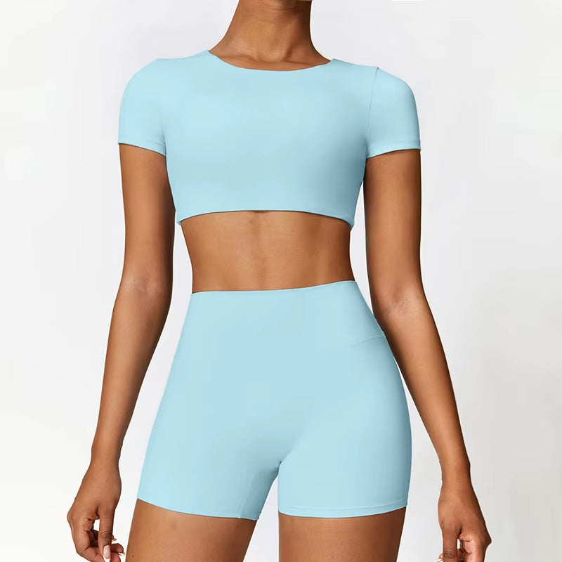 Fitness Yoga Set Gym Sport Suits Sexy Women Sports Wear Girl Clothing Booty Yoga Pants Leggings Bra Top Sportswear