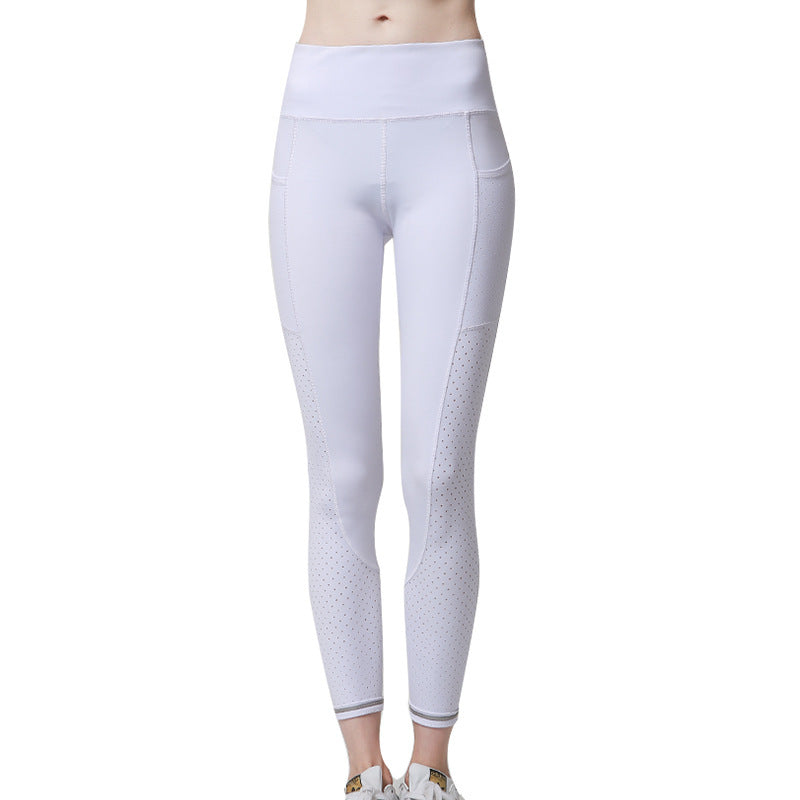 Seamless Tummy-Control Nude-Feel Running Yoga Fitness Pants